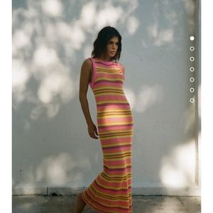 NWT Zara Striped Knit Dress